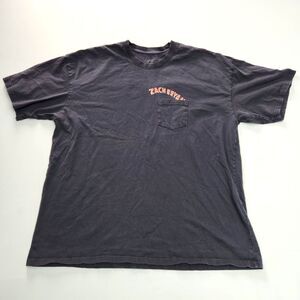 Zach Bryan Black Pocket T-Shirt Men Size 2XL